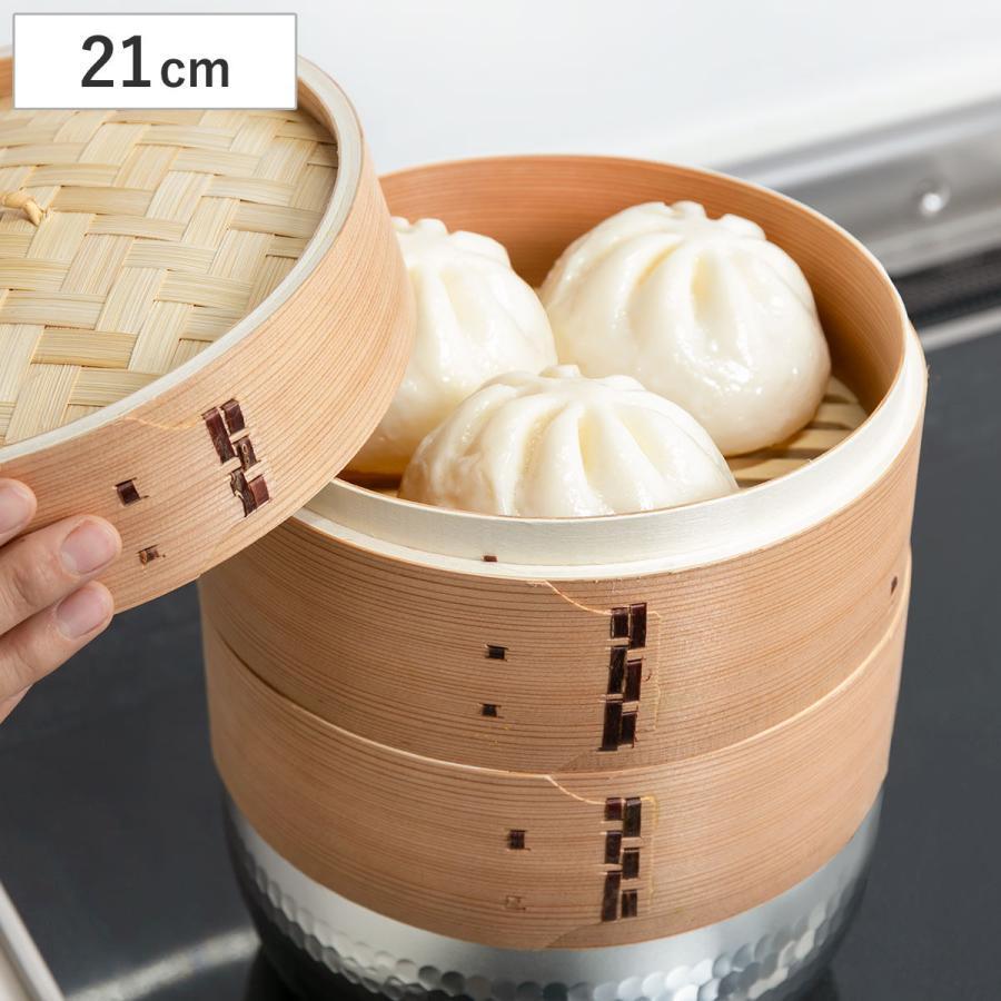 サイズ/約高さ18.5cm直径：約21cm１段あたり内径：約19cm、深さ：約5cm使用時の内寸の高さ（参考値）上段（蓋含む）：約7.5cm、下段：約6cm内容量/1個材質/蓋・すのこ：竹本体：柳杉●