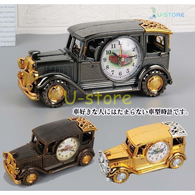 【品名】車型置き時計【素材】PVC【サイズ】22.4*7.3*10.5ｃｍ【電源】単三電池 (別売り)【重さ】：約296g クラッシックな車を立体的に再現したアナログ式目覚まし時計です。 お部屋のイン
