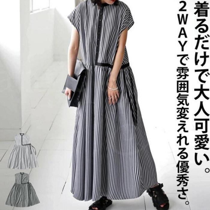 商品名 ：ワンピース素材 ：ポリエステルカラー （写真参考）※モニターの発色の具合により実際の商品と色が異なる場合がございます。サイズ(cm) F:着丈129 肩幅58 バスト102 ウェスト97※サ