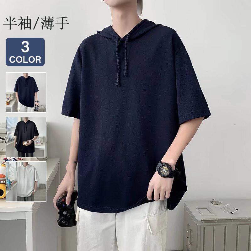 商品詳細カラー:/ブラック/ホワイト/ブルー/サイズ:/M/L/XL/2XL/3XL/【関連キーワード】Tシャツ メンズ 半袖 クルーネック カットソー 重ね着風 トップス かっこいい カジュアル お