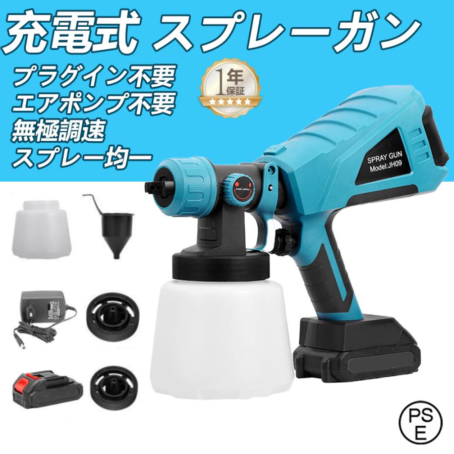 3つの噴霧方法を備えています：（水平、垂直、丸型噴霧）、用途に応じて最適なノズルを選択することができます。水性塗料・油性塗料対応：ガン本体は水性塗料と油性塗料の両方に対応しています。ハイパワー、優れた