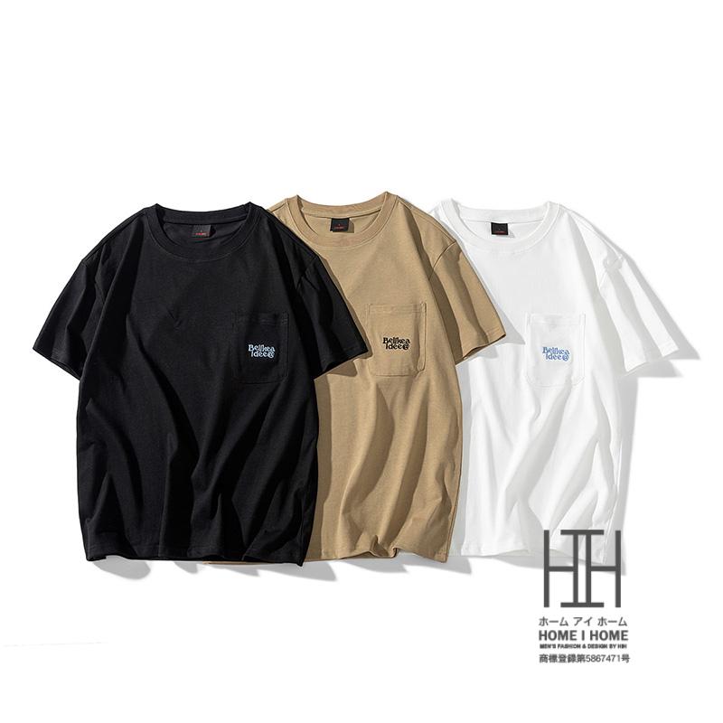 tシャツ メンズ 半袖 白 3l 4l 綿 ポケット ワンポイント おもしろtシャツ メンズtシャツ クルーネック ロゴt Tシャツ カットソー メンズファッション【品番】24-114【カラー】ホワイ